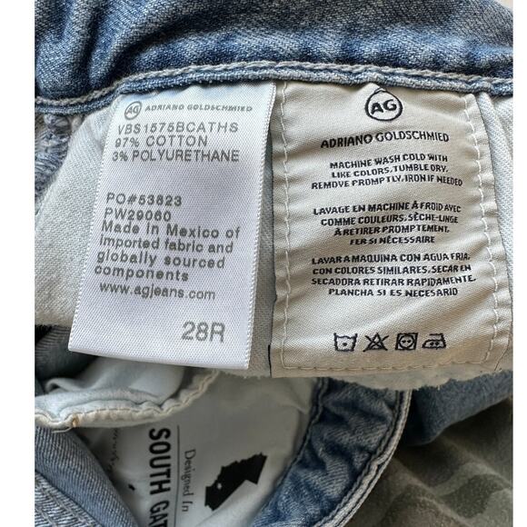 Adriano Goldschmied Ex-Boyfriend Slouchy Slim Raw Hem Medium Wash Jeans - Picture 8 of 12